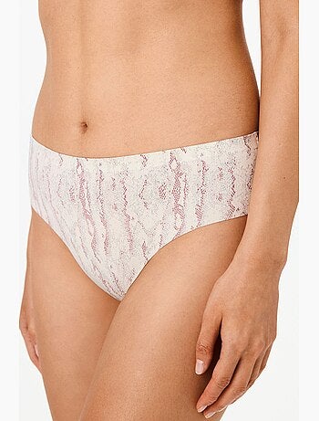 Culotte hipster imprimé serpent sans traces penti