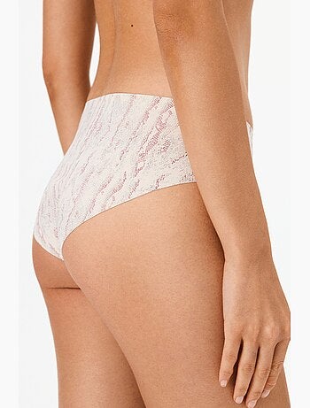 Culotte hipster imprimé serpent sans traces penti