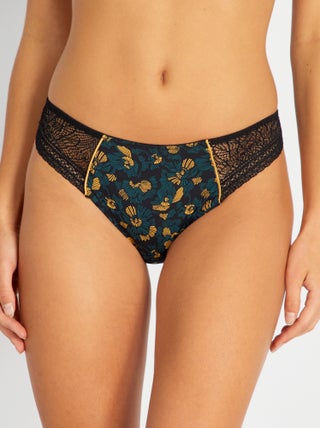 Culotte imprimée 'Envie de Lingerie'