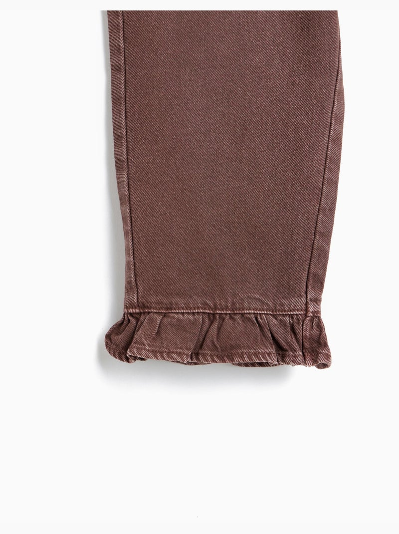 Culotte jeans, mo fashion Bruin - Kiabi