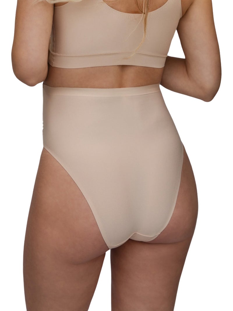 Culotte maternité taille haute maternity Beige - Kiabi