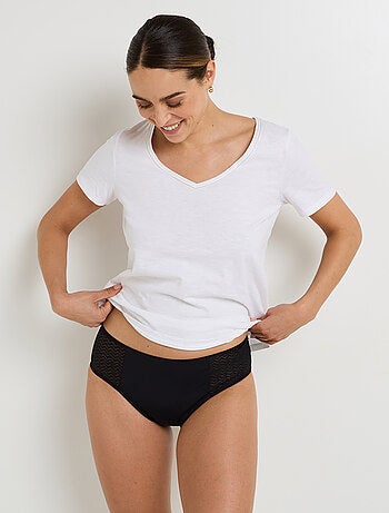 Culotte menstruelle flux moyen fabrizia - rougegorge lingerie