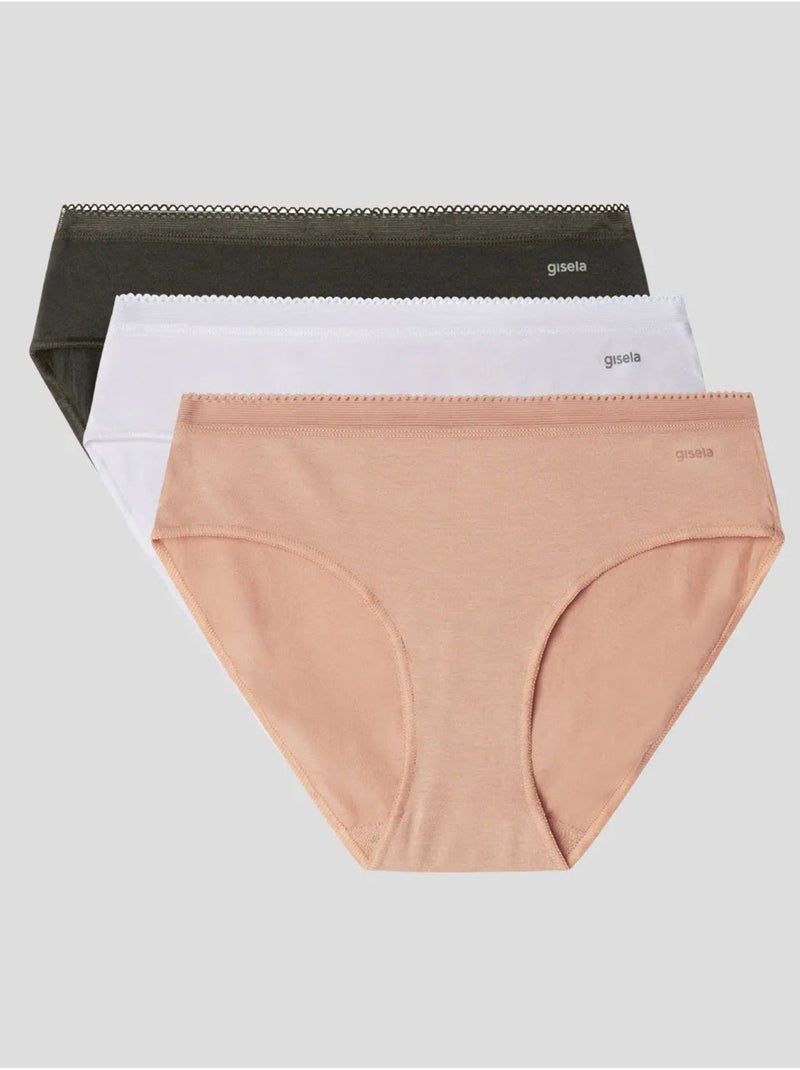 Culotte midi extra-plat modal lenzing Noir - Kiabi