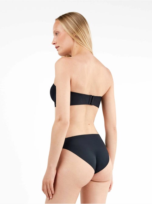 Culotte midi invisible en tissu microfibre - Kiabi