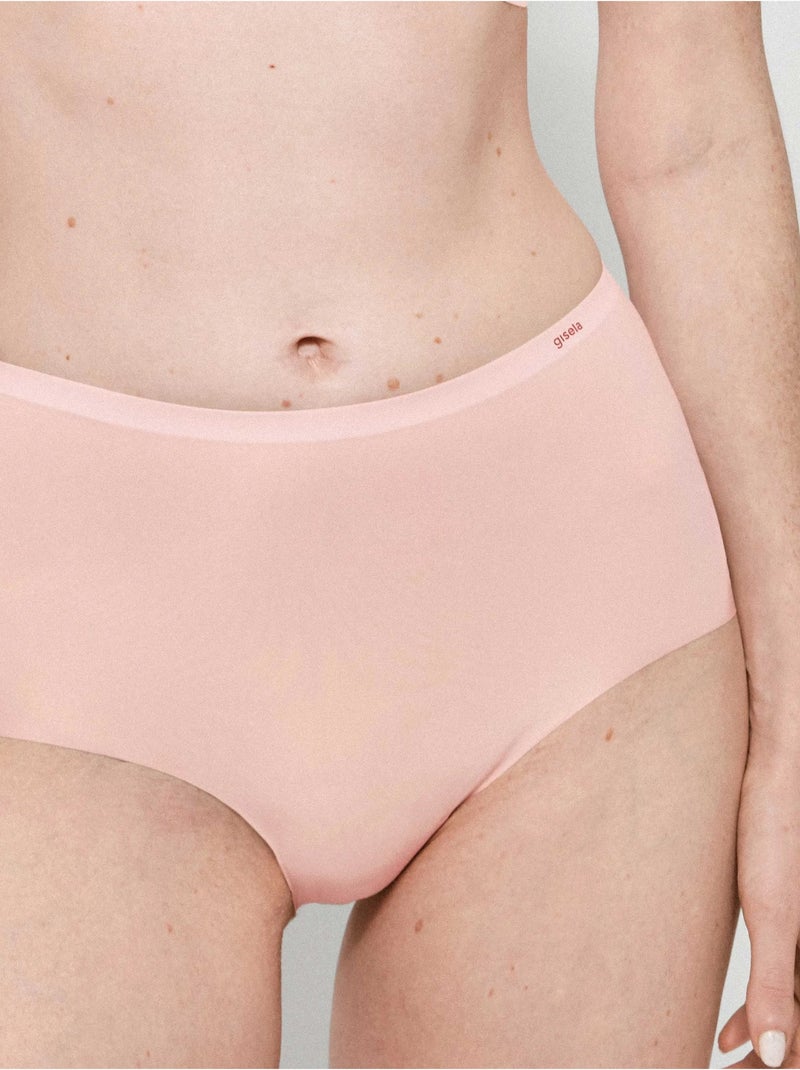 Culotte midi postérieur préformé Rose - Kiabi