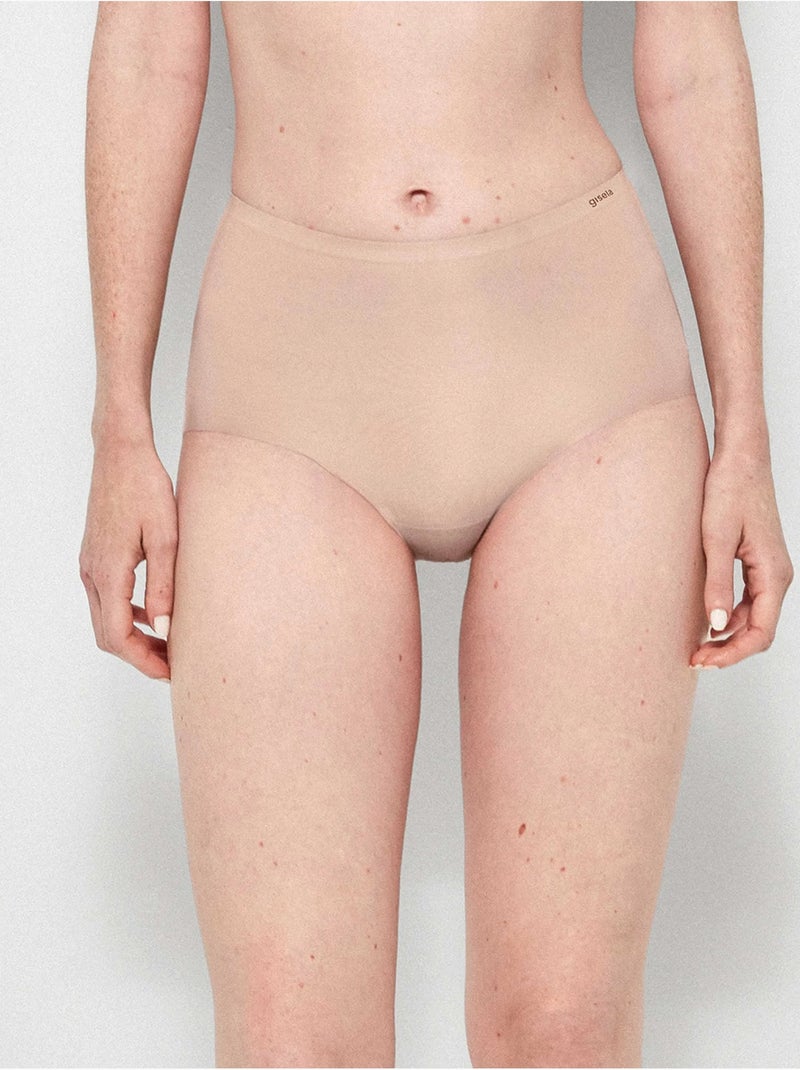 Culotte midi postérieur préformé Rose - Kiabi
