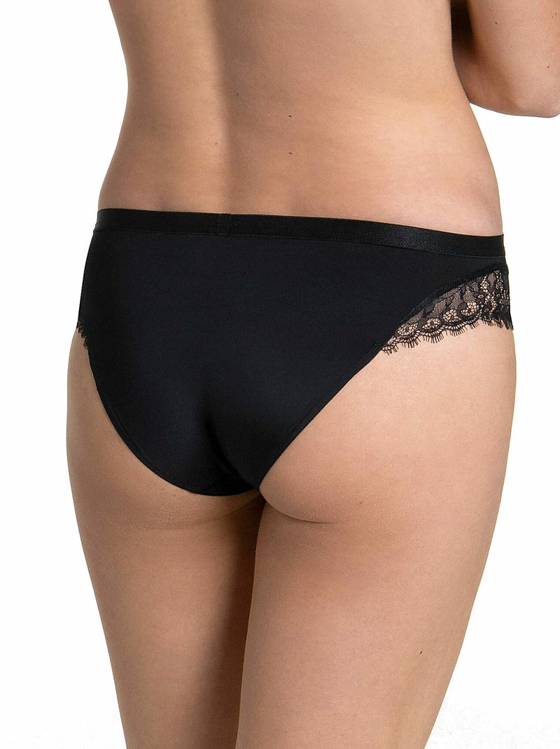 Culotte rose Noir - Kiabi