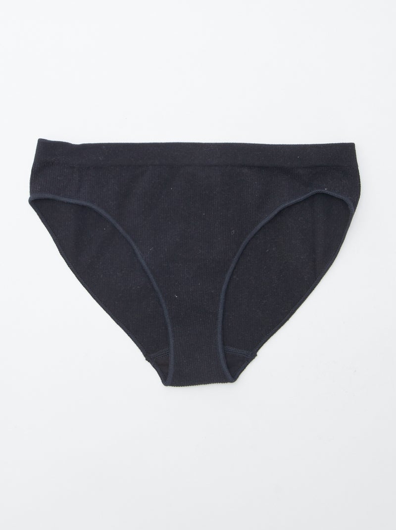 Culotte sans couture 'Petit Béguin' Noir - Kiabi