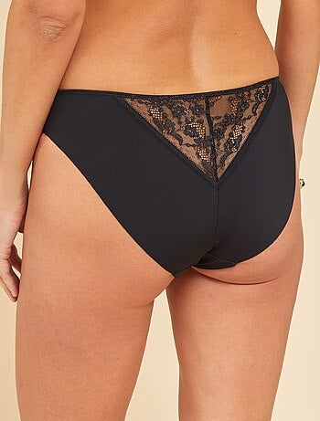 Culotte sans coutures avec dentelle