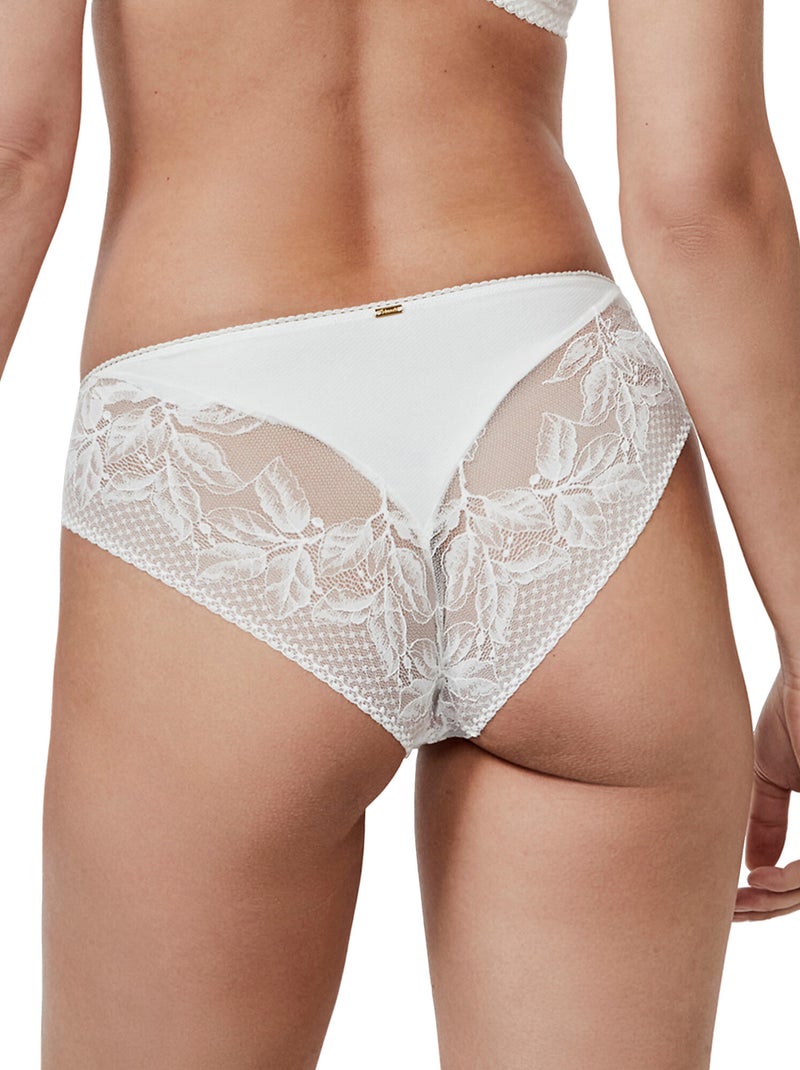 Culotte slip bikini dentelle malitzia mariage Ecru - Kiabi