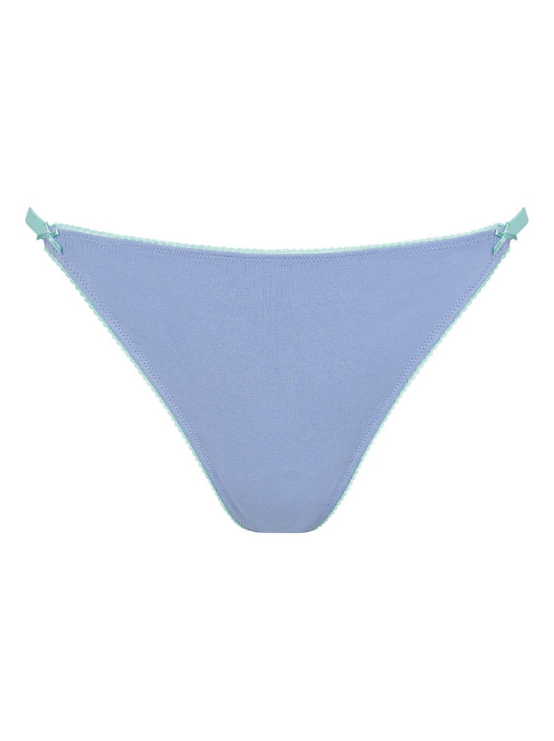 Culotte slip bikini italien rainbow Bleu - Kiabi