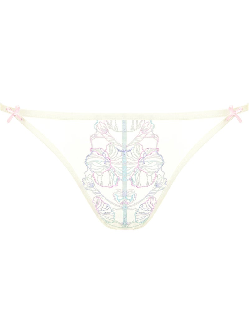 Culotte slip bikini liv mariage Ecru - Kiabi