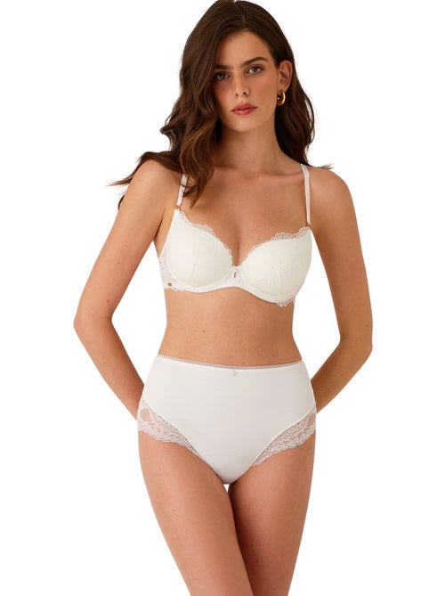 Culotte slip gainant taille haute renatta mariage - Kiabi