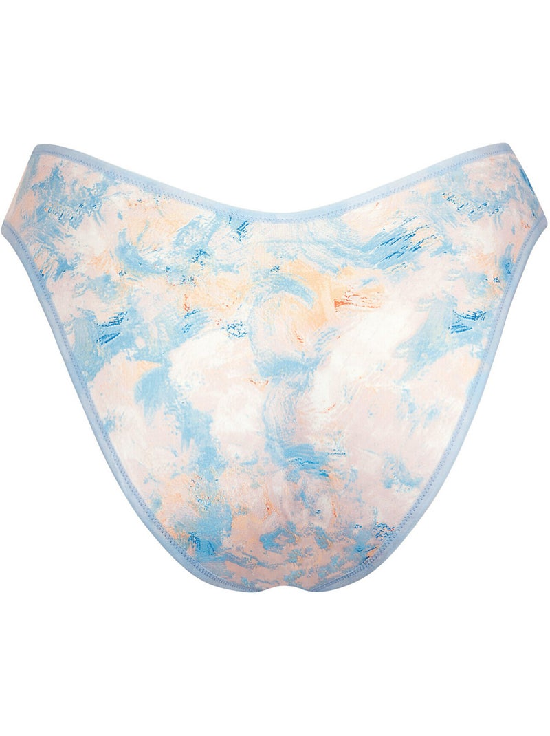 Culotte slip italien échancré olena Bleu - Kiabi