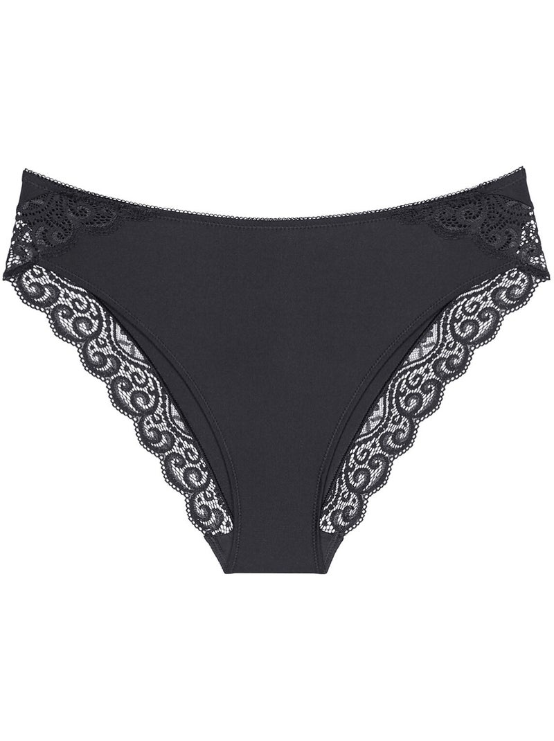 Culotte slip taï amourette Noir - Kiabi