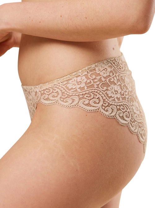 Culotte slip taï échancré amourette - Kiabi