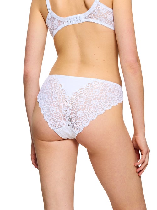 Culotte slip taï échancré amourette - Kiabi