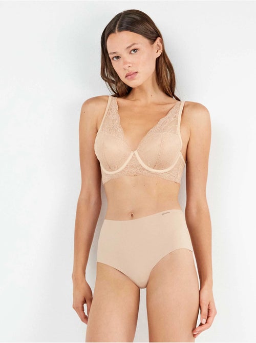 Culotte taille haute coupe laser - Kiabi