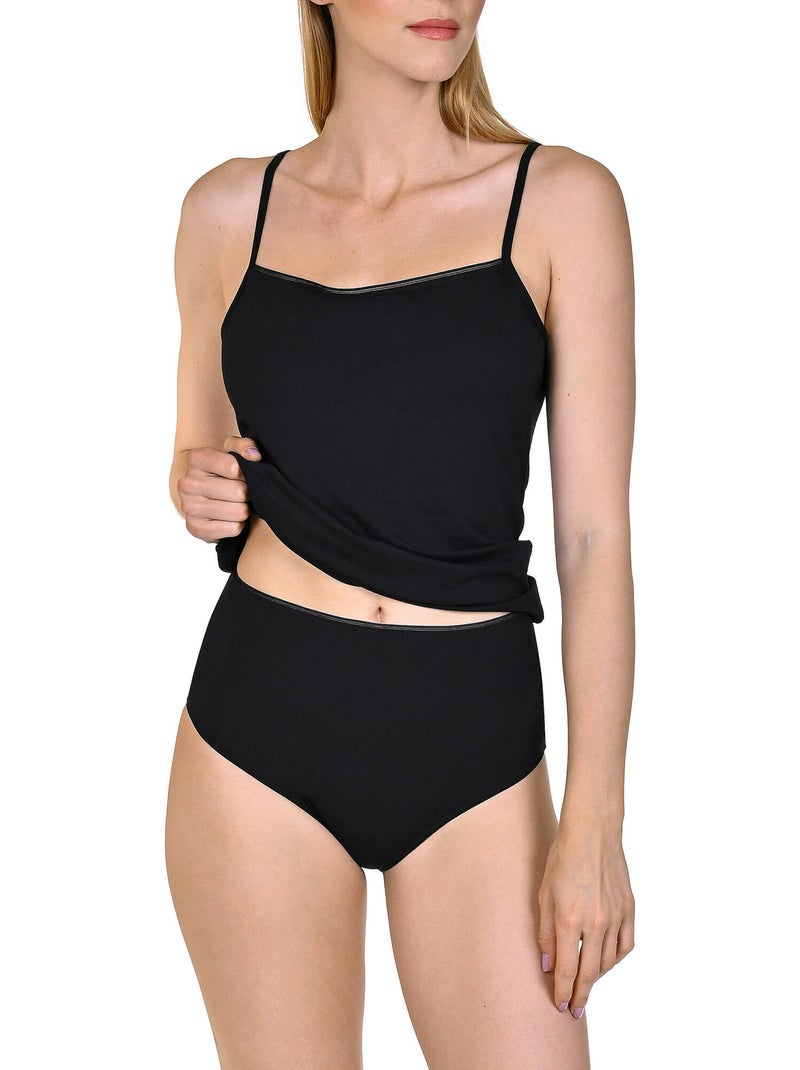 Culotte taille haute emma Noir - Kiabi