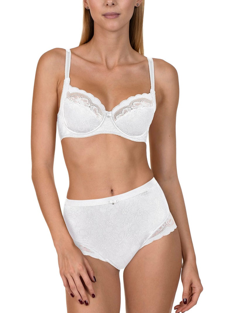 Culotte taille haute evelyn Blanc - Kiabi