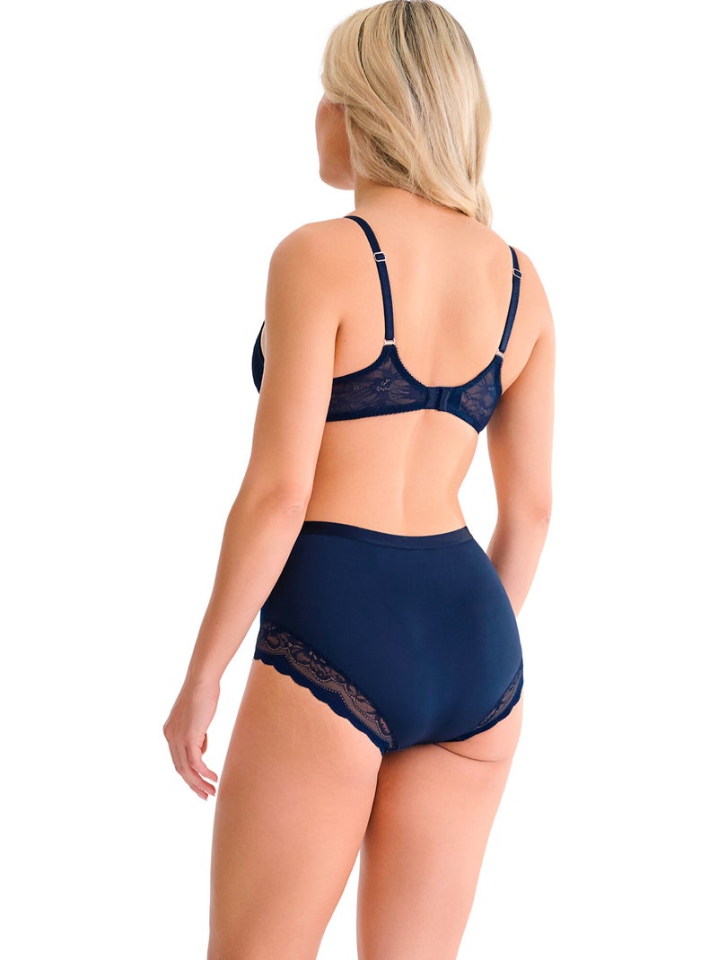 Culotte taille haute evelyn Bleu - Kiabi