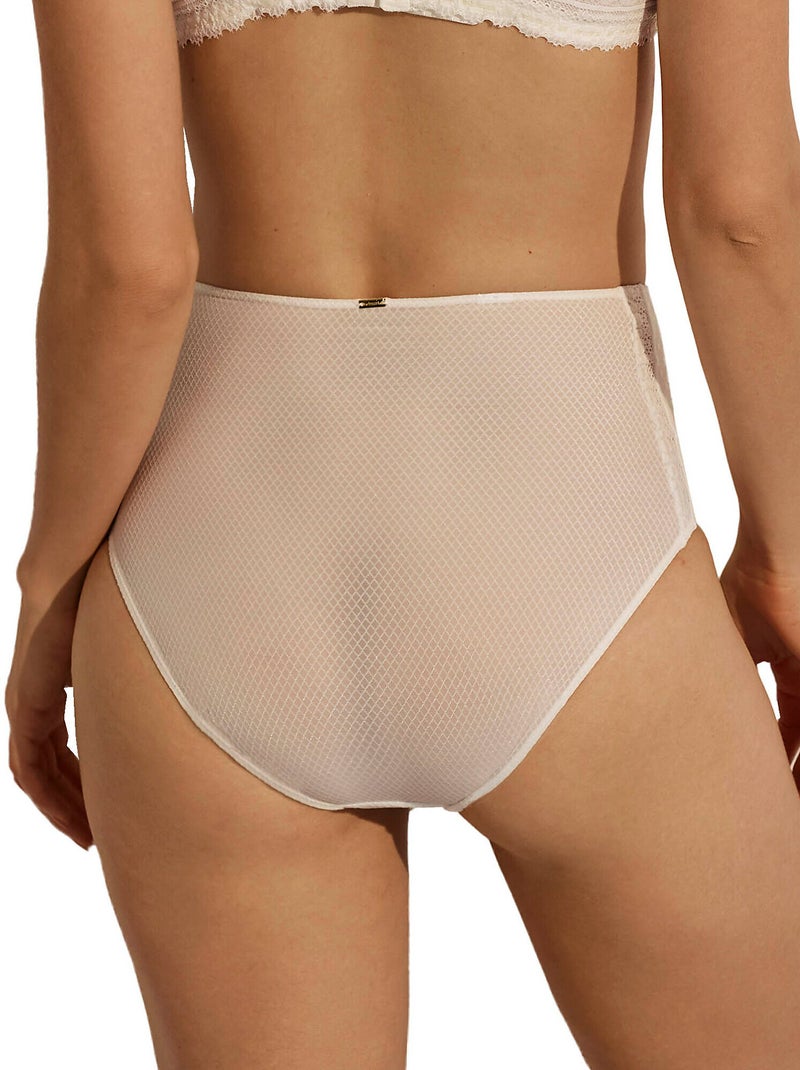 Culotte taille haute flavia mariage Ecru - Kiabi
