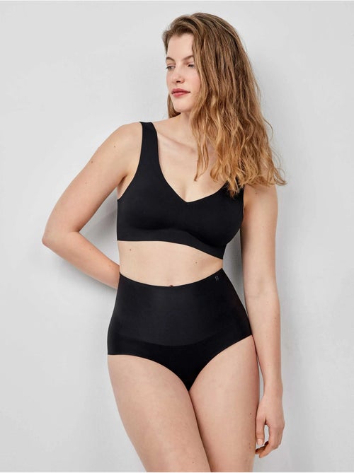 Culotte taille haute gainante sans coutures à effet réducteur - Kiabi