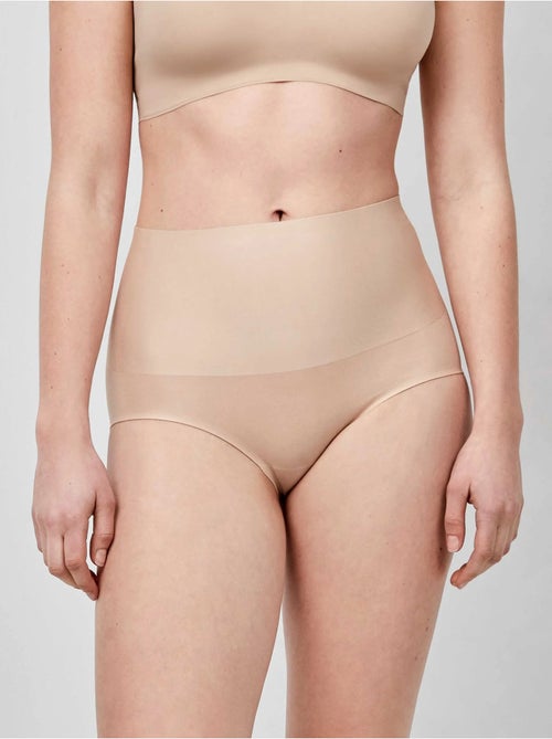 Culotte taille haute gainante sans coutures à effet réducteur - Kiabi