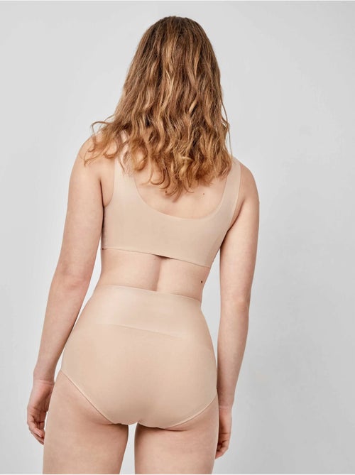 Culotte taille haute gainante sans coutures à effet réducteur - Kiabi