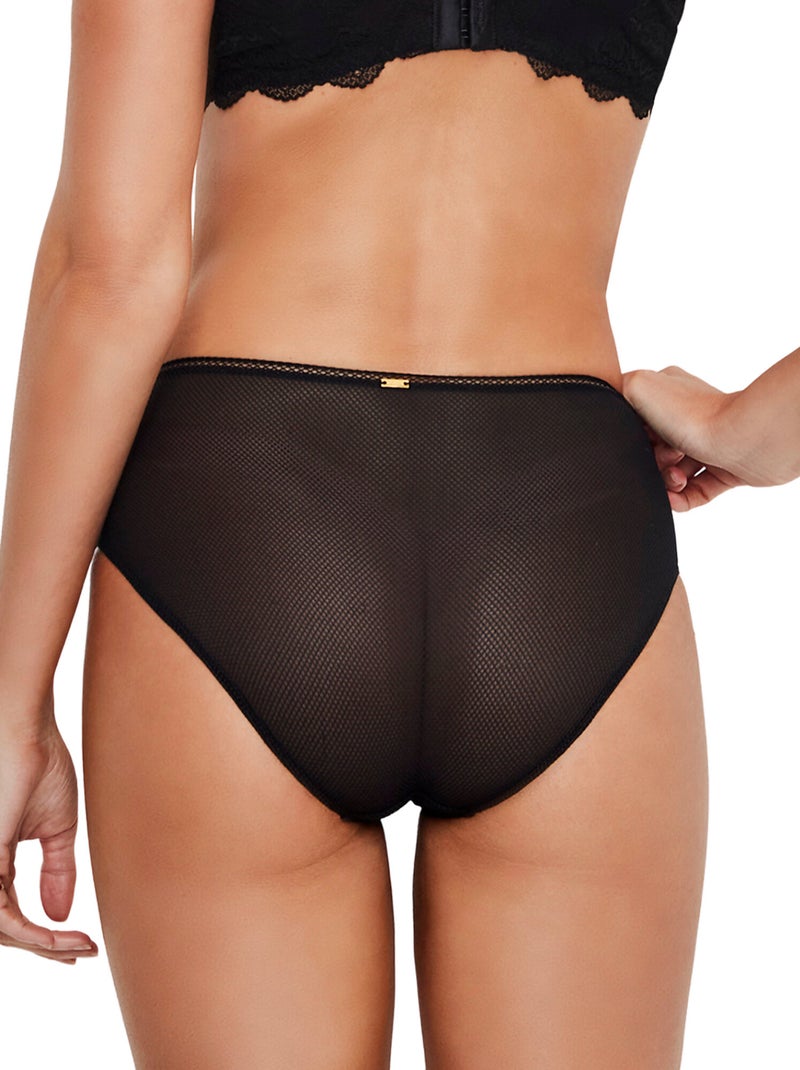 Culotte taille haute manuela Noir - Kiabi