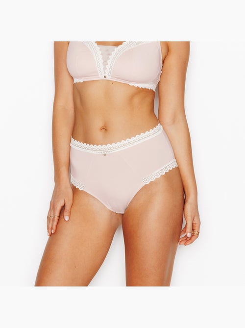 Culotte taille haute microfibre douce - rougegorge lingerie - Kiabi Culotte taille haute microfibre douce - rougegorge lingerie - Kiabi