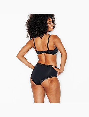 Culotte taille haute microfibre douce - rougegorge lingerie