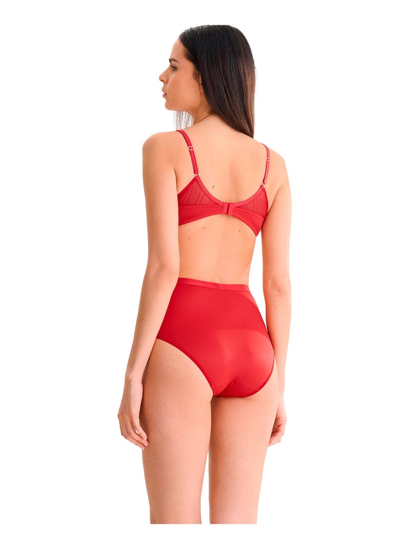 Culotte taille haute princess Rouge - Kiabi