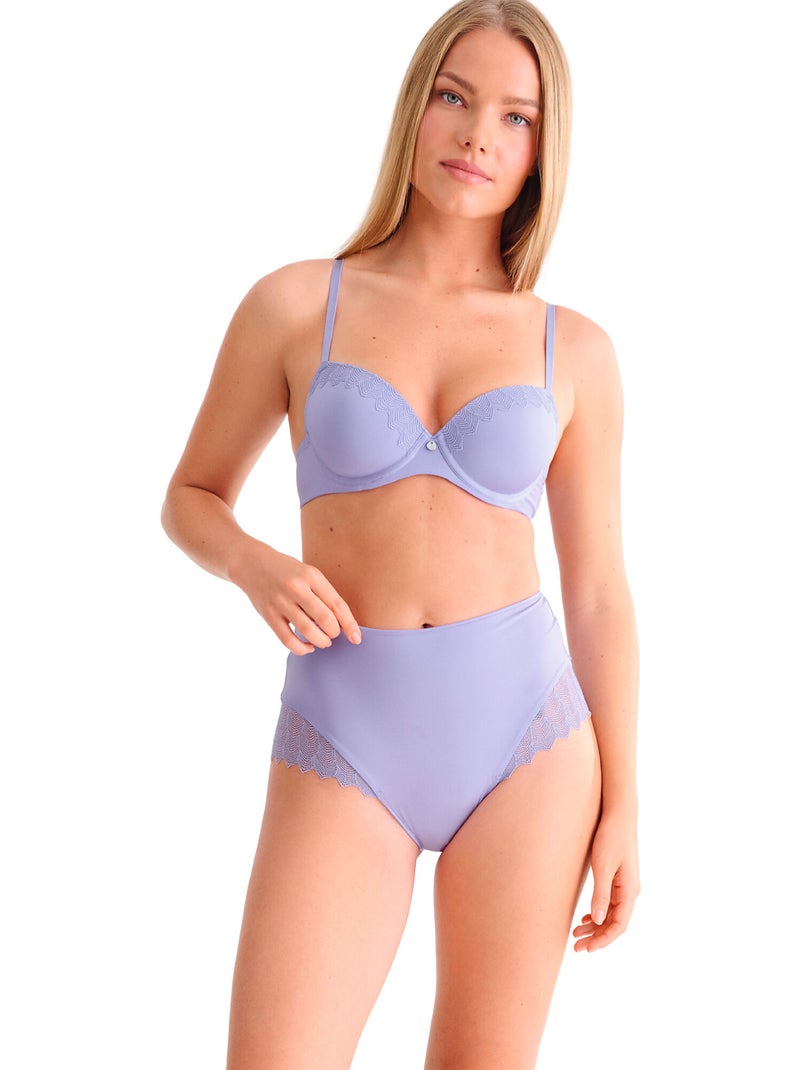 Culotte taille haute stella Violet - Kiabi