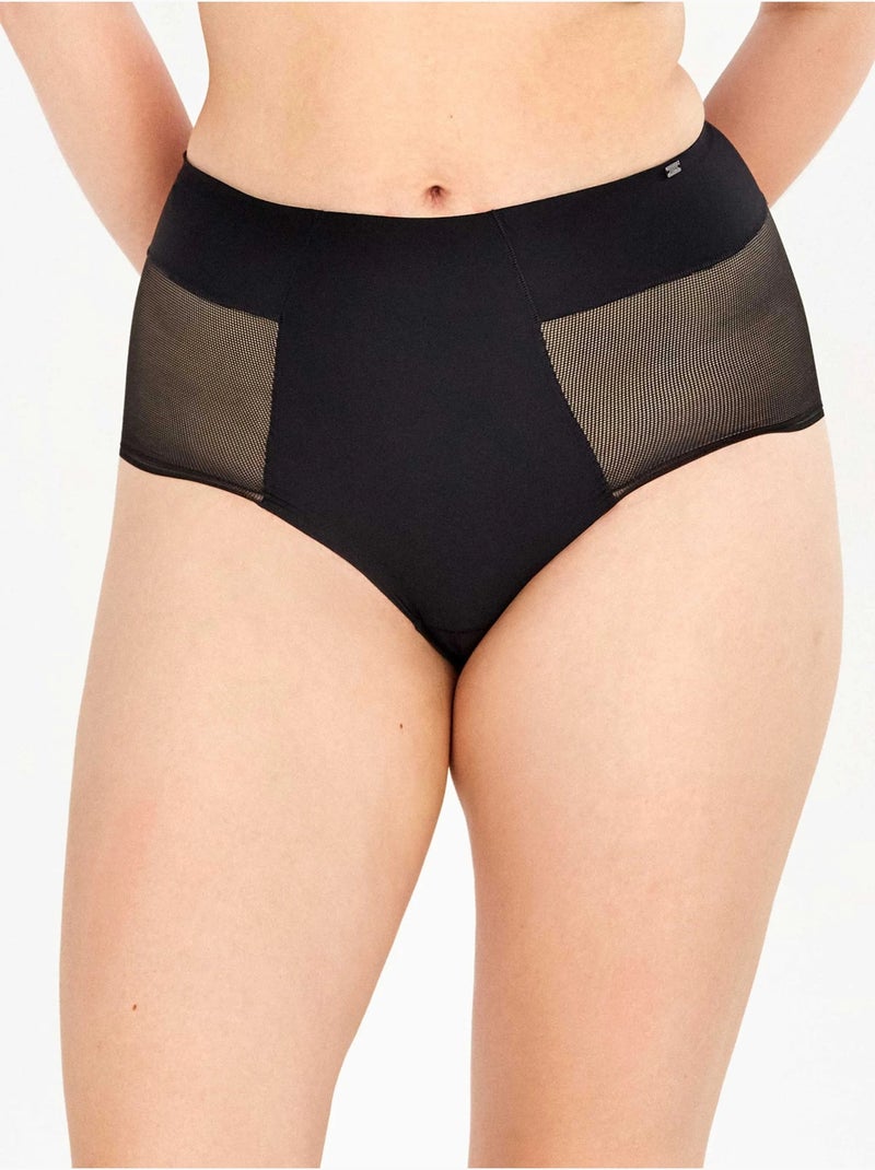 Culotte taille haute thermofusée Noir - Kiabi