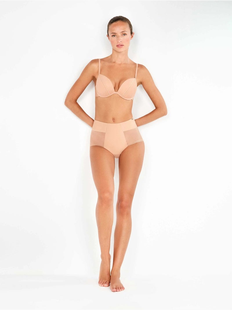 Culotte taille haute thermofusée Rose - Kiabi