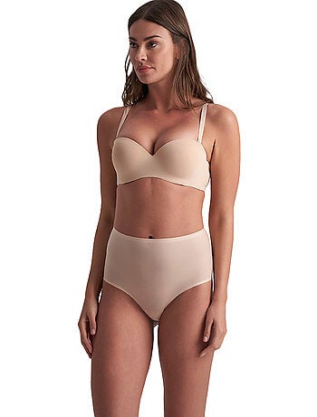 Culotte taille haute uni stretch
