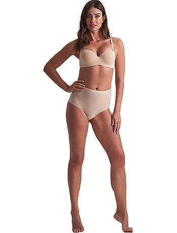 Culotte taille haute uni stretch