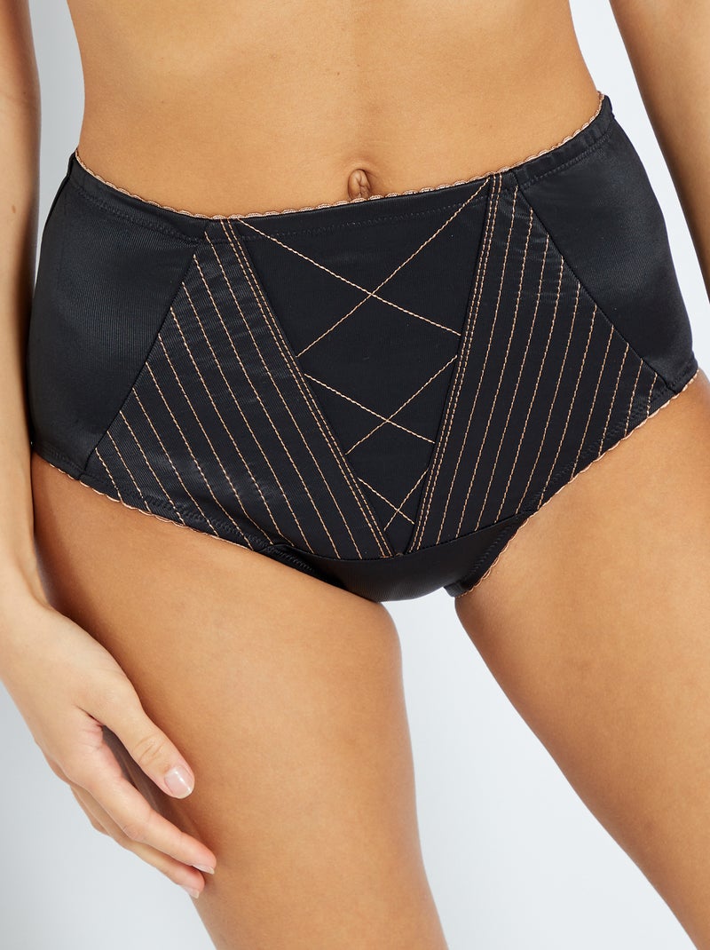 Culotte ventre plat 'Bestform' noir - Kiabi