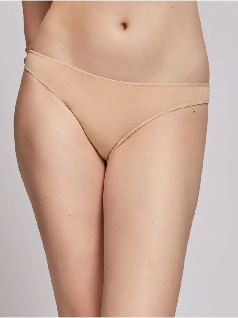 Culottes basiques en coton bio Rose - Kiabi