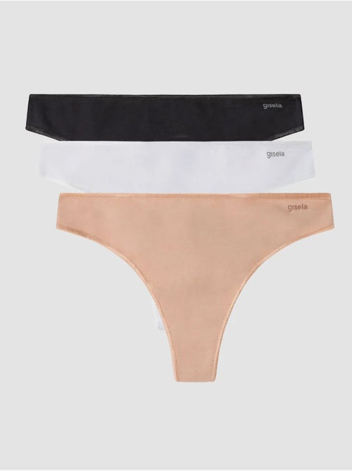 Culottes brésiliennes en coton bio - Kiabi