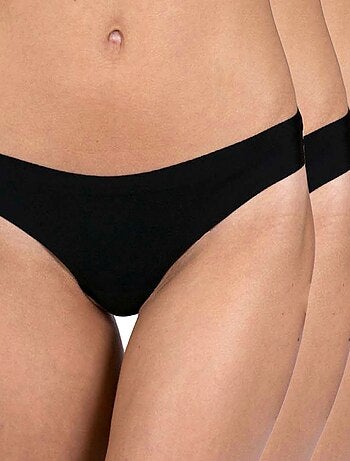 Culottes brésiliennes microfibre lot de 3 femme