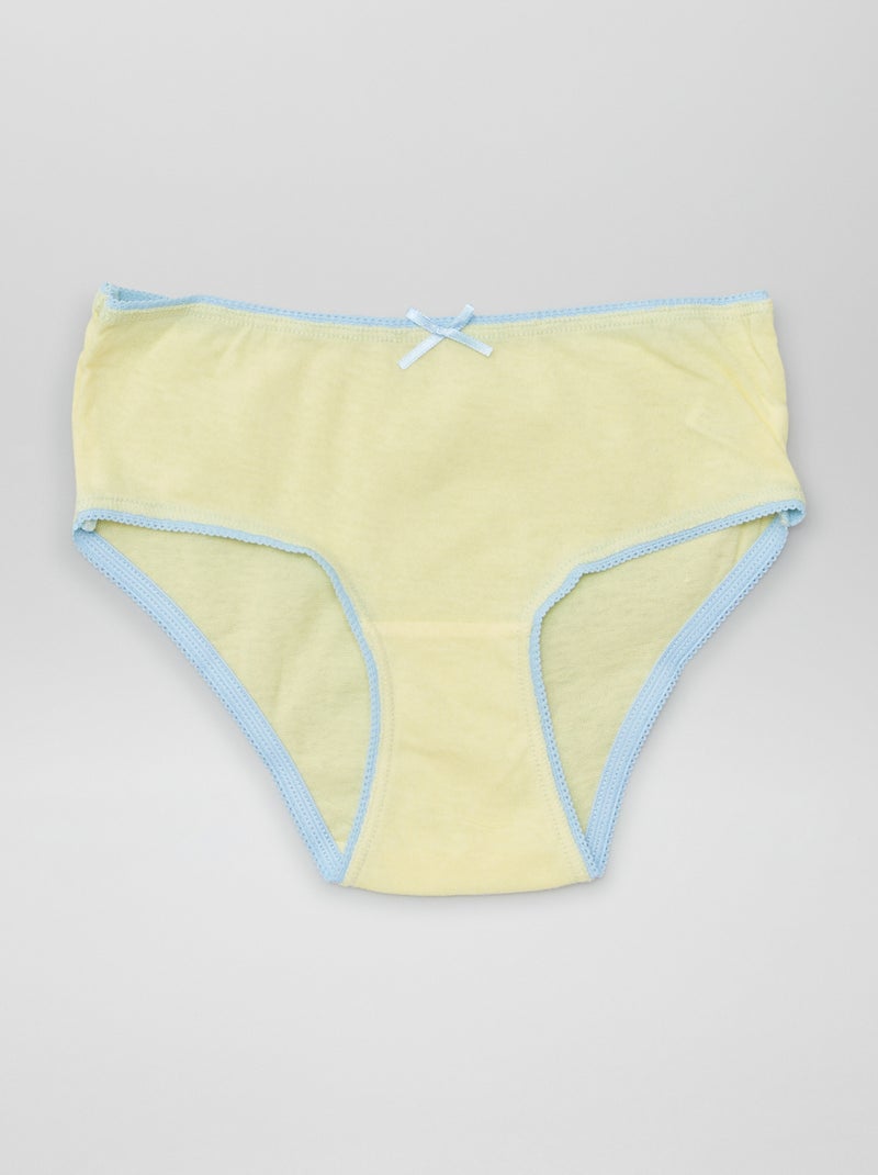 Culottes en coton imprimées - lot de 5 Blanc - Kiabi