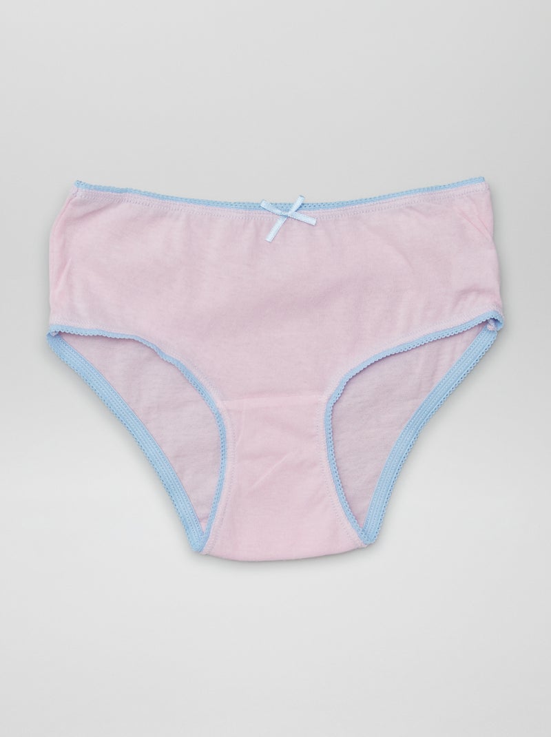 Culottes en coton imprimées - lot de 5 Blanc - Kiabi