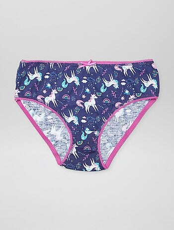 Culottes en coton imprimées - lot de 5