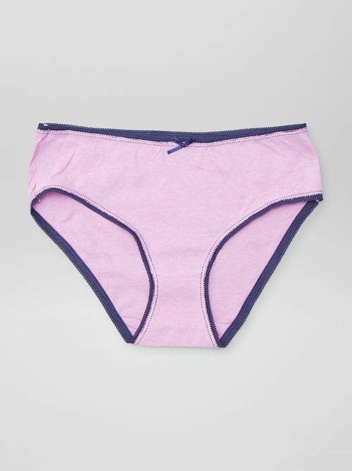 Culottes en coton imprimées - lot de 5 - Kiabi