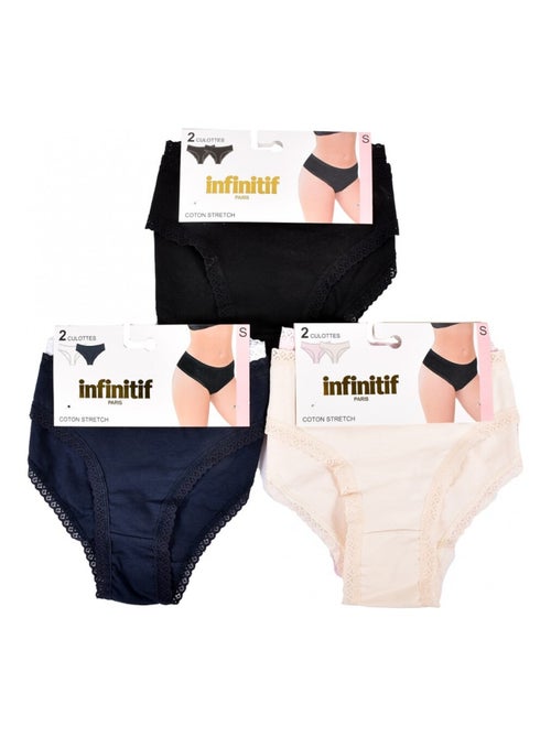 Culottes Femme INFINITIF - Pack de 6 - Kiabi