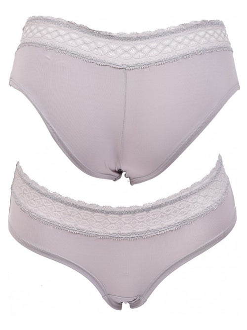 Culottes Femme INFINITIF avec Dentelle - Pack de 6 - Kiabi Culottes Femme INFINITIF avec Dentelle - Pack de 6 - Kiabi
