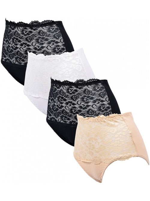 Culottes Femme KINDY - Pack de 4 - Kiabi Culottes Femme KINDY - Pack de 4 - Kiabi