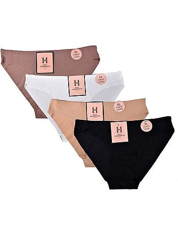 Culottes femme ultra confort découpe laser - pack de de